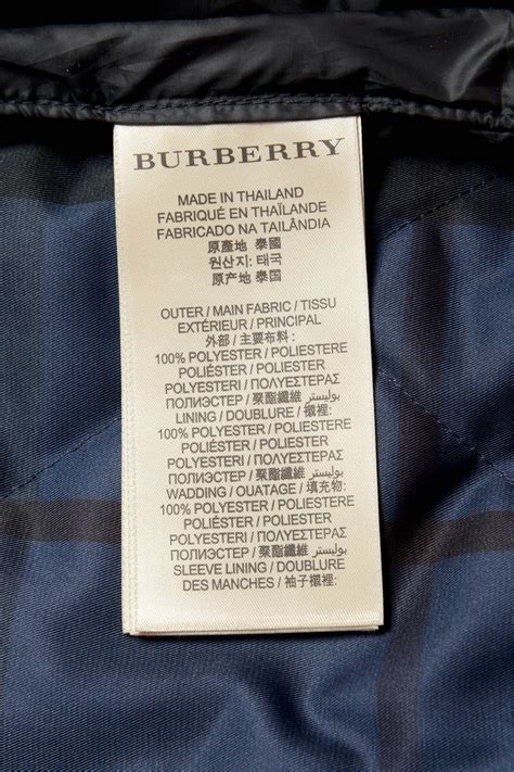 burberry brit made in thailand